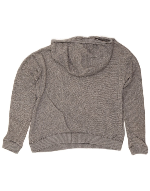 Roxy Womens Hoodie Jumper UK 14 Medium Grey
