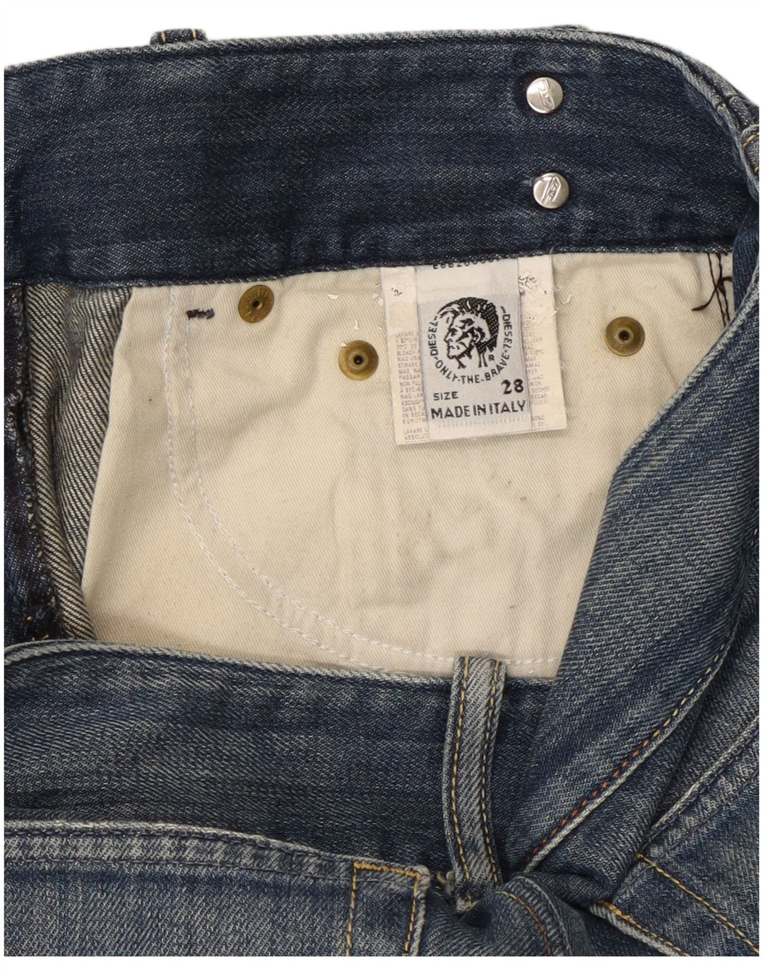 Diesel Womens Bootcut Jeans W28 L31 Blue Cotton