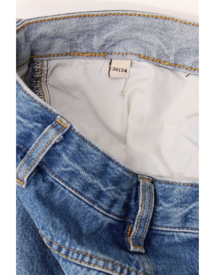 Esprit Mens Straight Jeans W36 L34 Blue Cotton