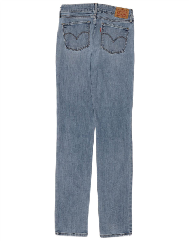 Levi's Womens 712 Slim Jeans W27 L34 Blue Cotton