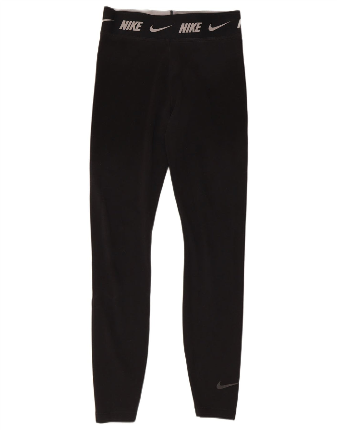 Nike Womens Tight Fit Leggings UK 8 Small Black Cotton
