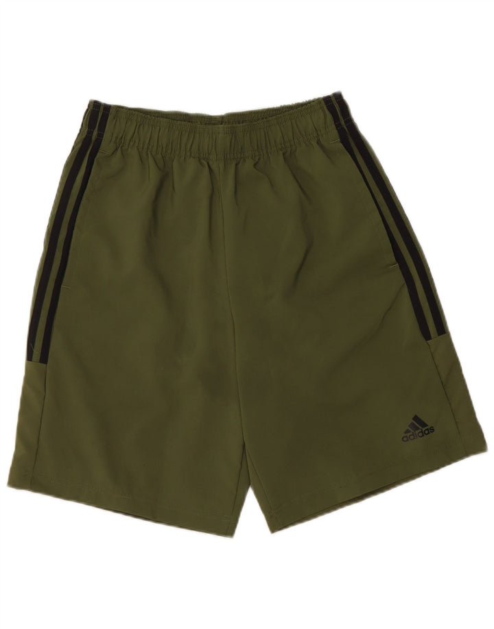 Adidas Mens Sport Shorts Small  Green Polyester