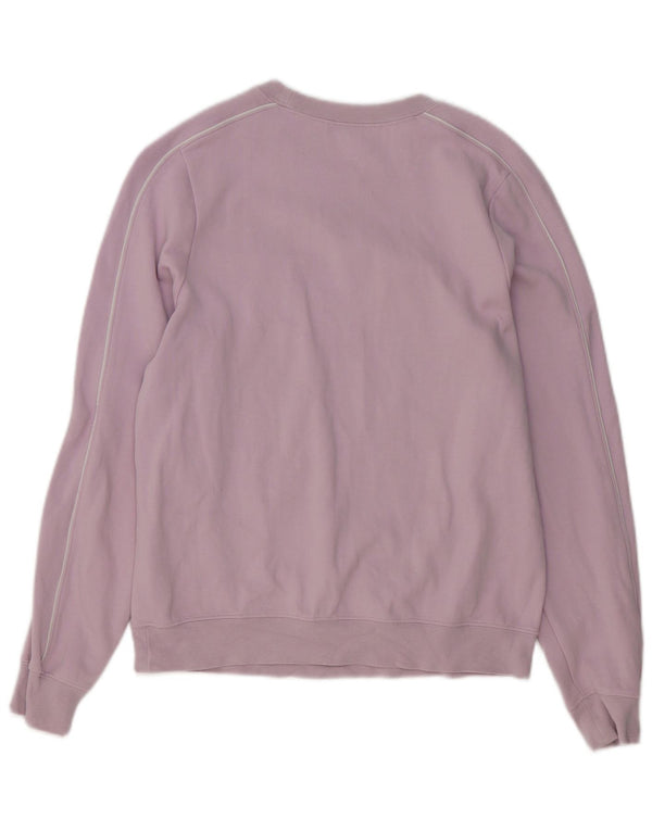 Nike Womens Graphic Sweatshirt Jumper UK 10 Small Purple Cotton