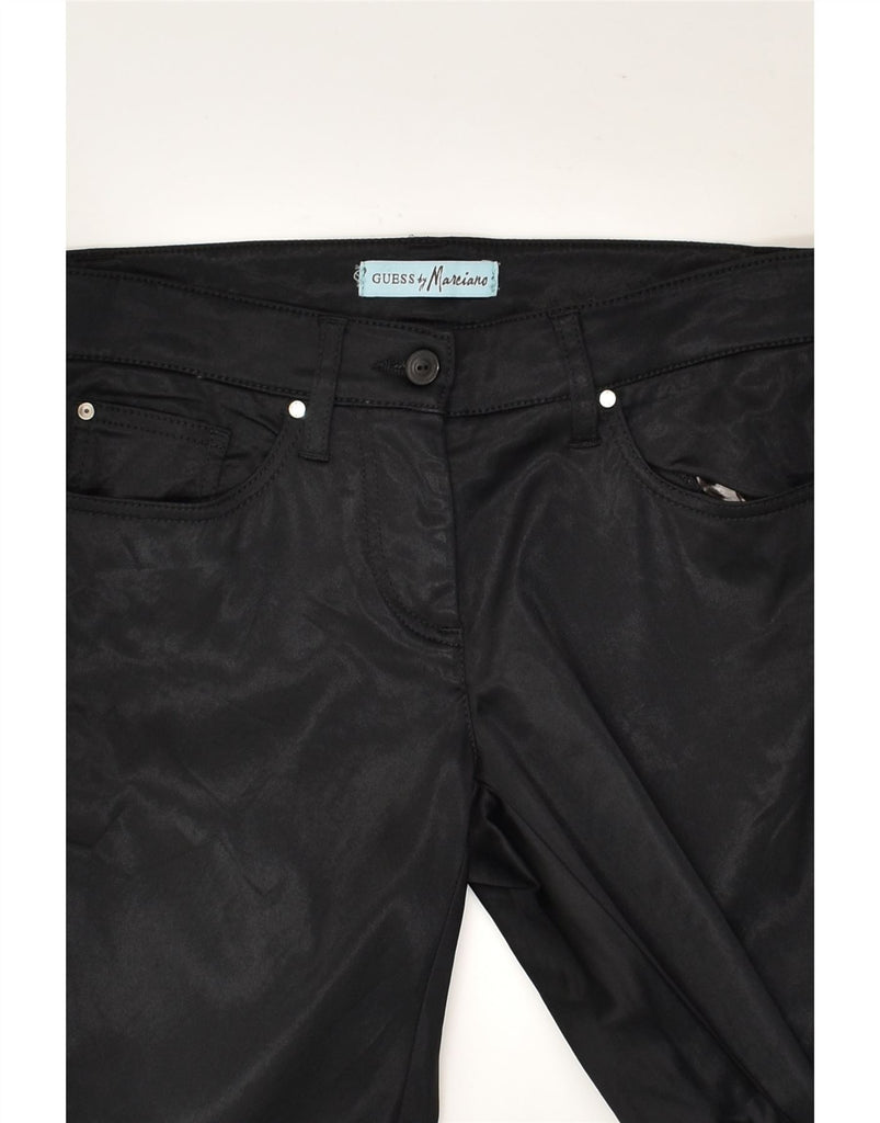 GUESS BY MARCIANO Womens Slim Casual Trousers IT 40 Small W28 L30  Black | Vintage Guess By Marciano | Thrift | Second-Hand Guess By Marciano | Used Clothing | Messina Hembry 