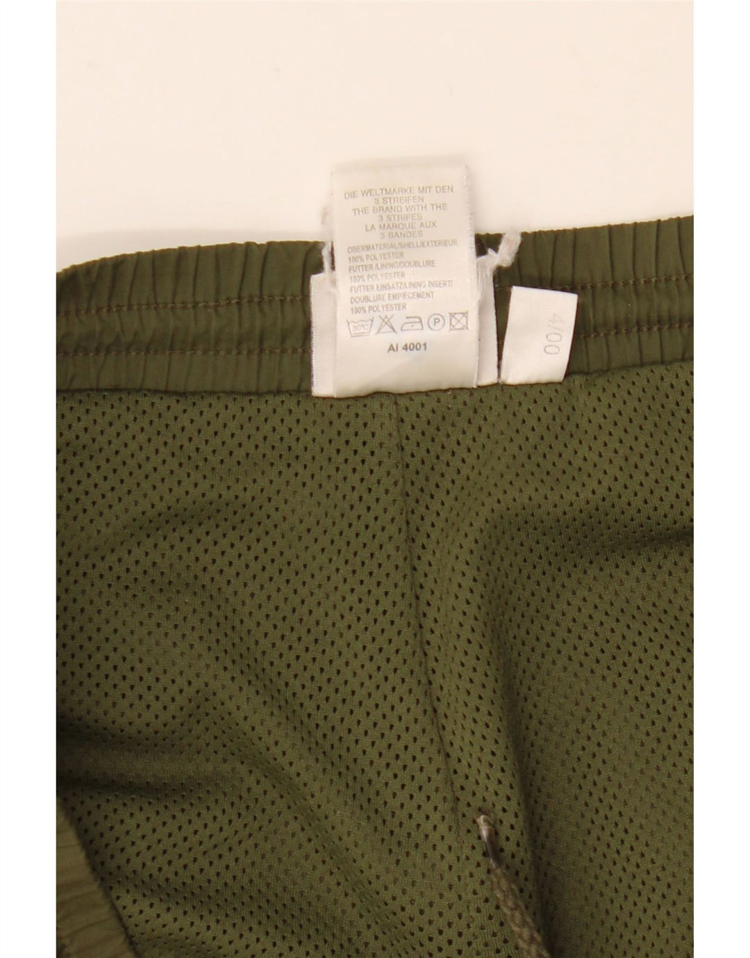 Adidas Mens Tracksuit Trousers XL  Khaki Polyester