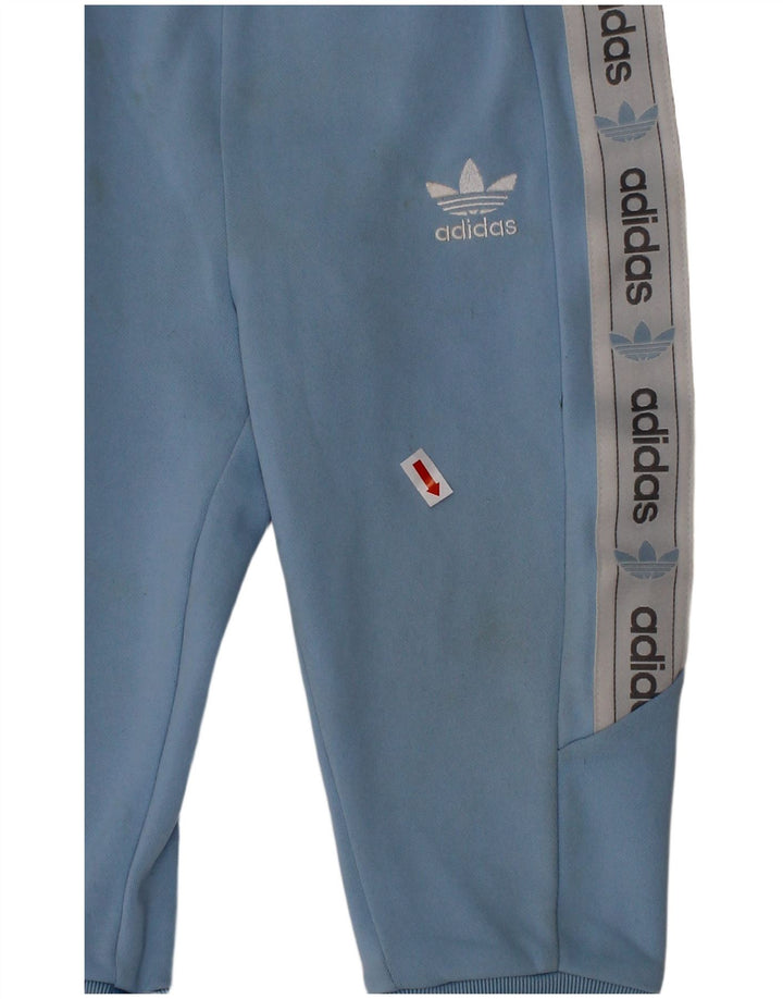 ADIDAS Baby Boys Graphic Full Tracksuit 18-24 Months Blue Colourblock