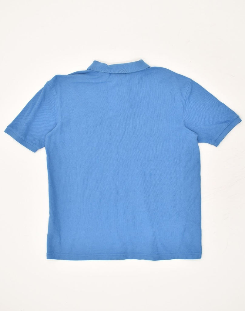 FILA Mens Polo Shirt Medium Blue Cotton | Vintage Fila | Thrift | Second-Hand Fila | Used Clothing | Messina Hembry 
