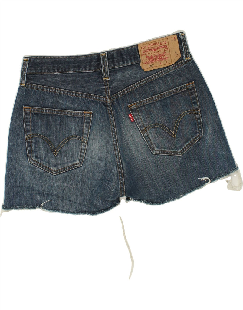 LEVI'S Mens 501 Denim Shorts W32 Medium Blue Cotton | Vintage Levi's | Thrift | Second-Hand Levi's | Used Clothing | Messina Hembry 