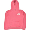JACK WILLS Womens Zip Hoodie Sweater UK 12 Medium Pink Polyester | Vintage Jack Wills | Thrift | Second-Hand Jack Wills | Used Clothing | Messina Hembry 