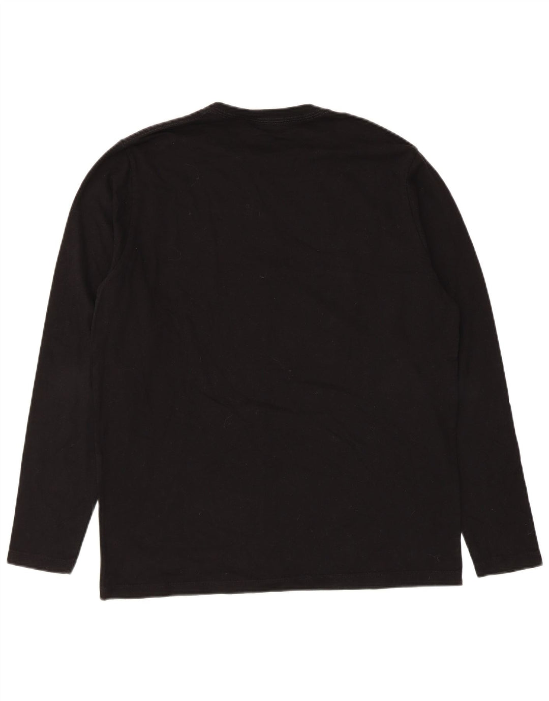 PEPE Jeans Mens Regular Graphic Top Long Sleeve Large Black