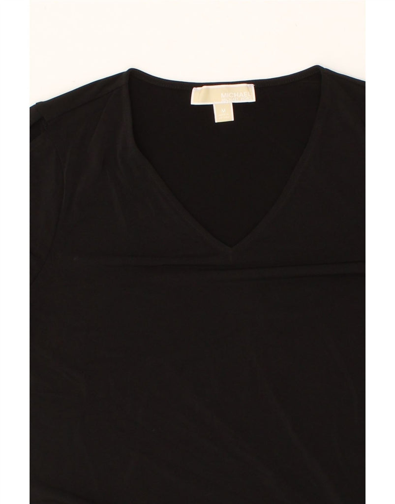 MICHAEL KORS Womens Blouse Top UK 14 Medium Black Polyester Vintage Michael Kors and Second-Hand Michael Kors from Messina Hembry 