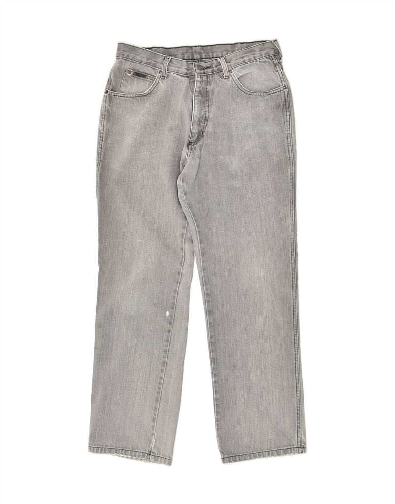 WRANGLER Mens Comfort Fit Straight Jeans W34 L32 Grey Cotton Vintage Wrangler and Second-Hand Wrangler from Messina Hembry 