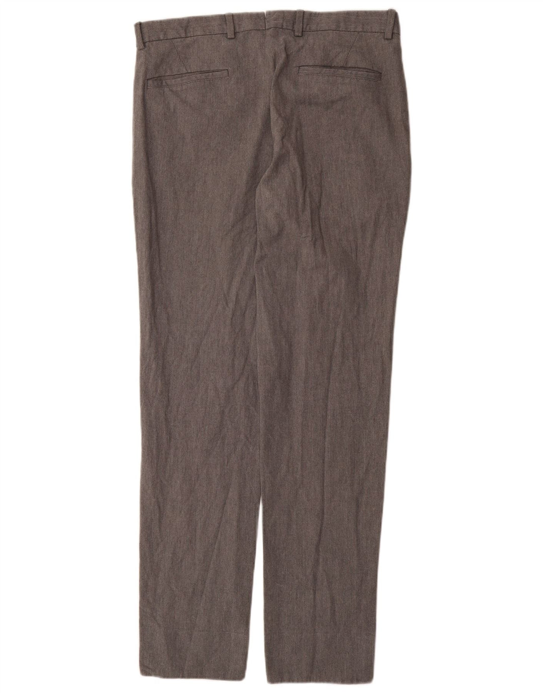 MASSIMO DUTTI Mens Slim Suit Trousers EU 42 Large W32 L32 Grey