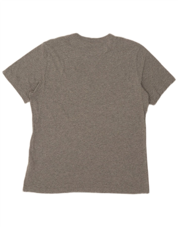 Nike Mens Graphic T-Shirt Top Medium Grey Cotton