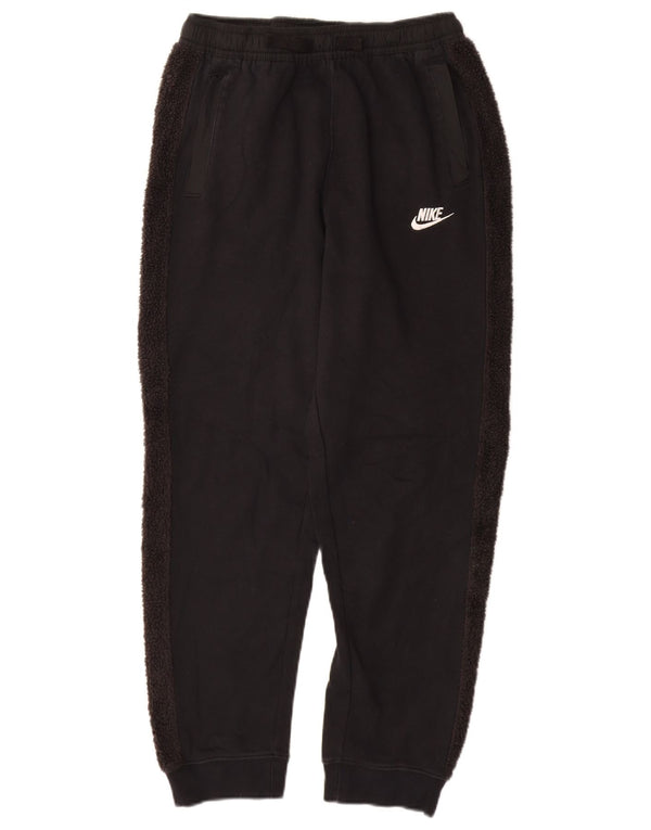Nike Boys Tracksuit Trousers Joggers 13-14 Years XL Black Cotton