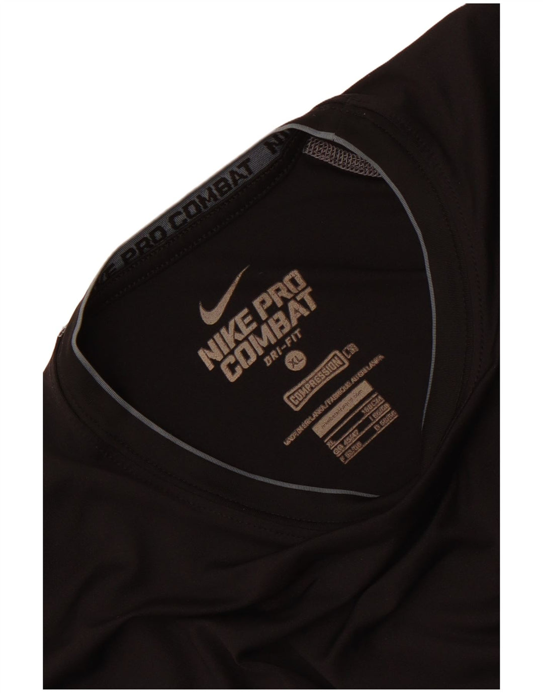 Nike Mens Dri Fit T-Shirt Top UK 45/47 XL Black