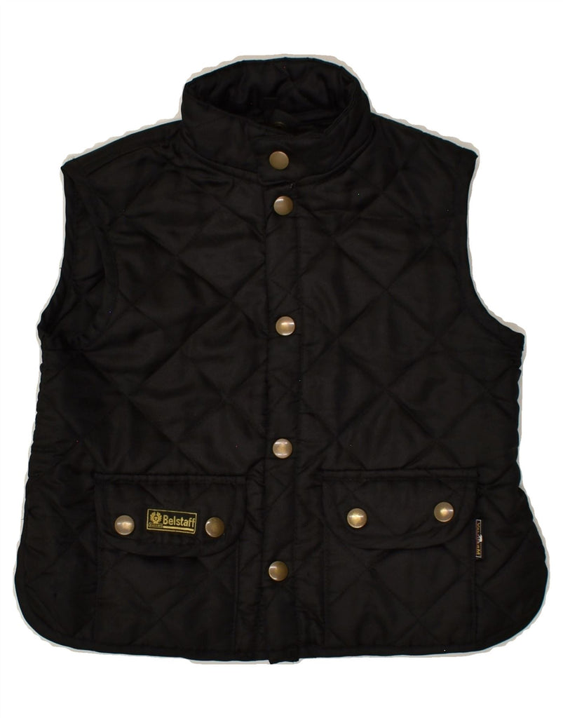 BELSTAFF Boys Quilted Gilet 3-4 Years Black Polyester | Vintage Belstaff | Thrift | Second-Hand Belstaff | Used Clothing | Messina Hembry 