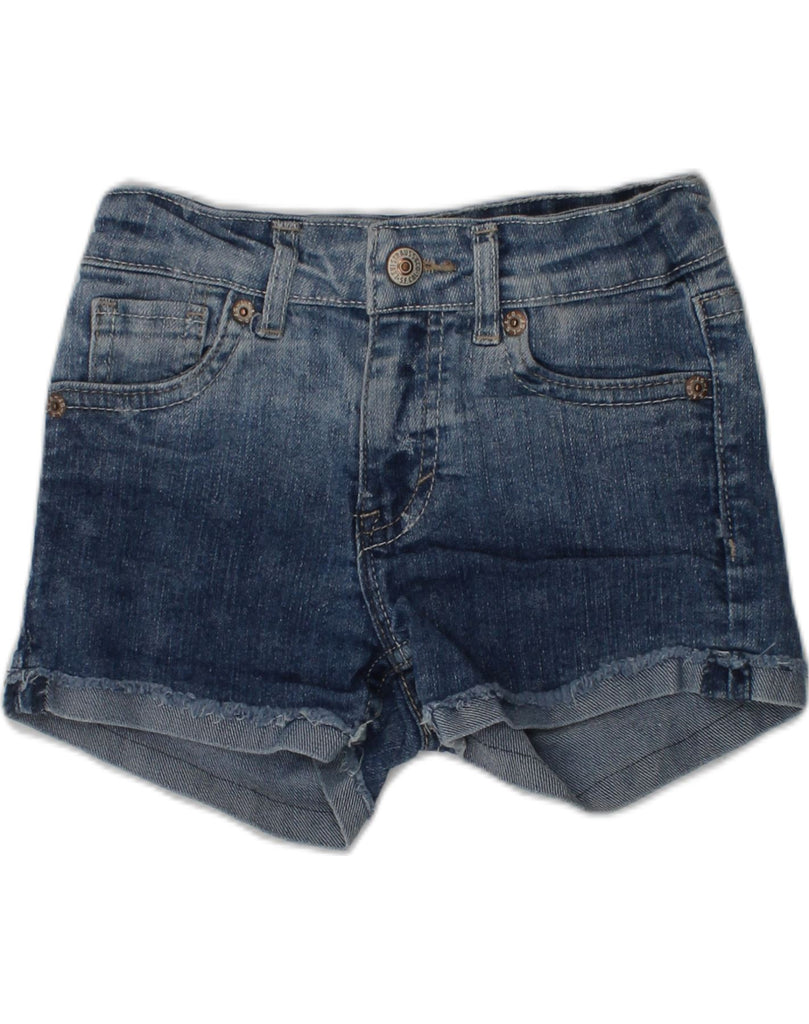 LEVI'S Girls Denim Shorts 5-6 Years W20 Blue Ramie | Vintage Levi's | Thrift | Second-Hand Levi's | Used Clothing | Messina Hembry 