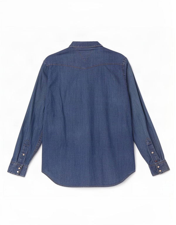 Tommy Hilfiger Mens Denim Shirt XL Blue Cotton
