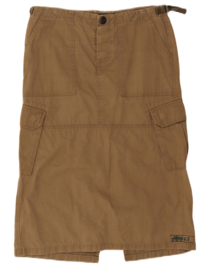Gas Womens Cargo Skirt Medium W30 Khaki