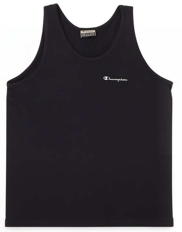 Champion Boys Vest Top 9-10 Years Medium Navy Blue Cotton
