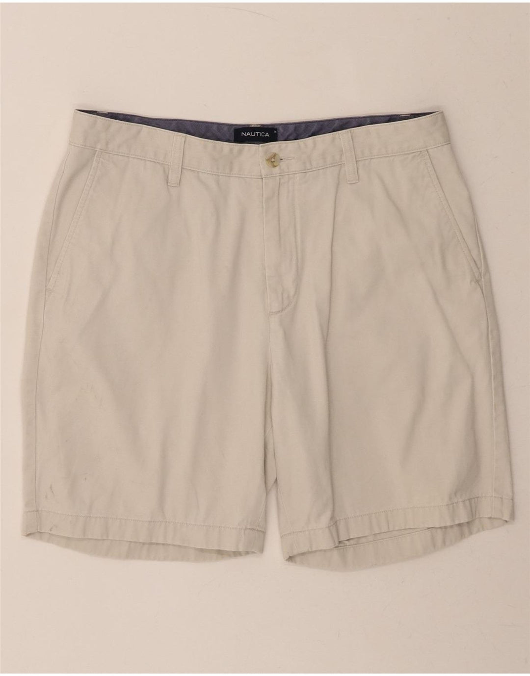 NAUTICA Mens Chino Shorts W34 Large  Beige Cotton Vintage Nautica and Second-Hand Nautica from Messina Hembry 