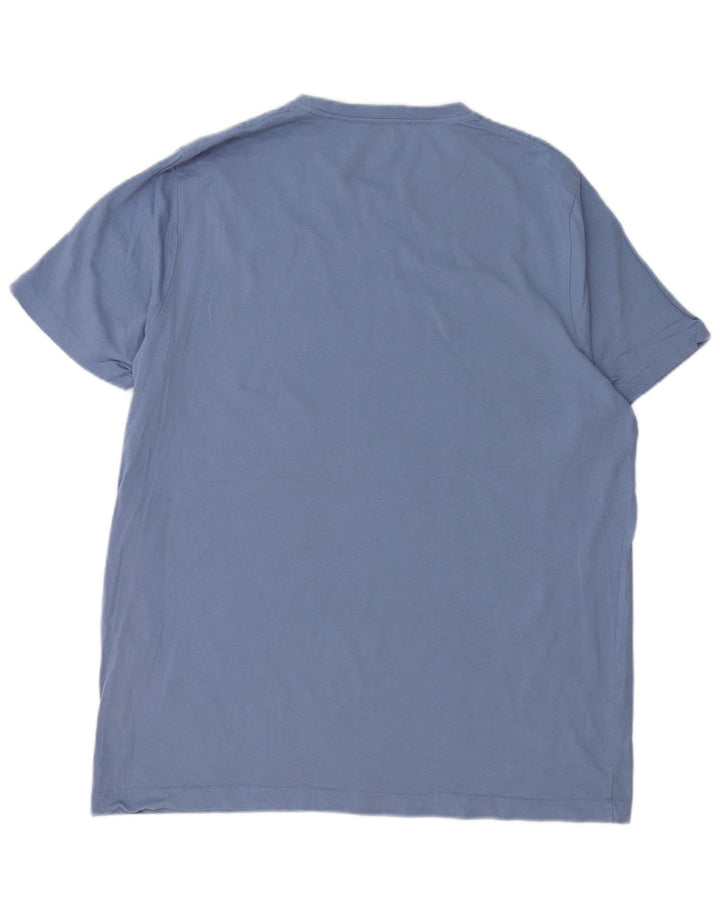 Mountain Warehouse Mens Graphic T-Shirt Top XL Blue Cotton