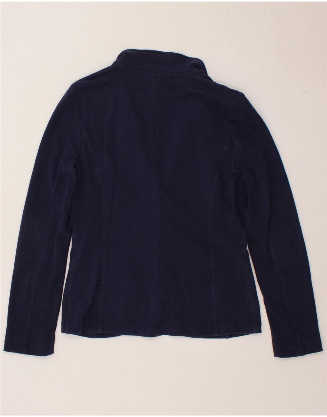 LIU JO Womens 1 Button Blazer Jacket UK 14 Medium Navy Blue Vintage Liu Jo and Second-Hand Liu Jo from Messina Hembry 