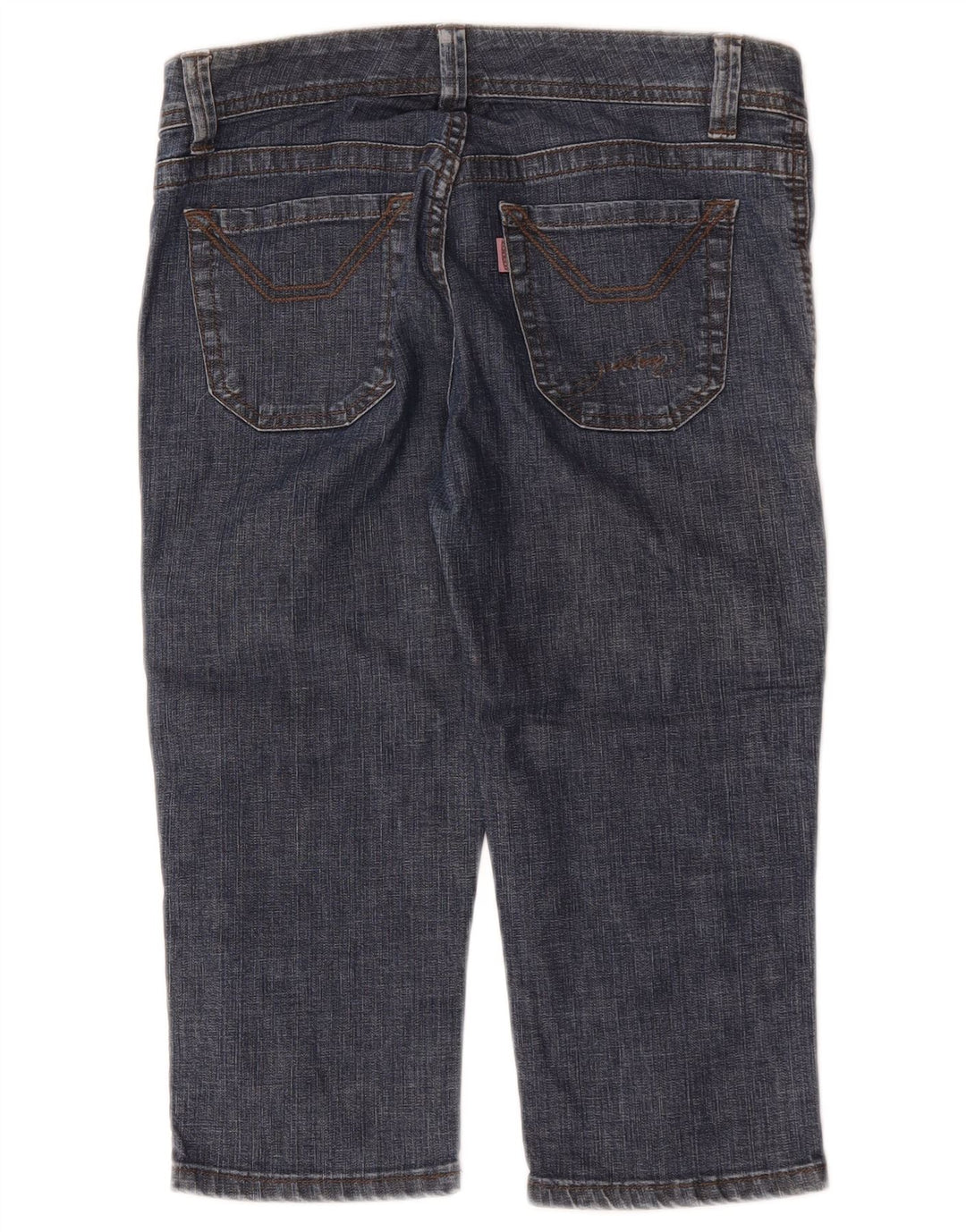 Jeckerson Womens Bermuda Denim Shorts W27 Small Blue Cotton