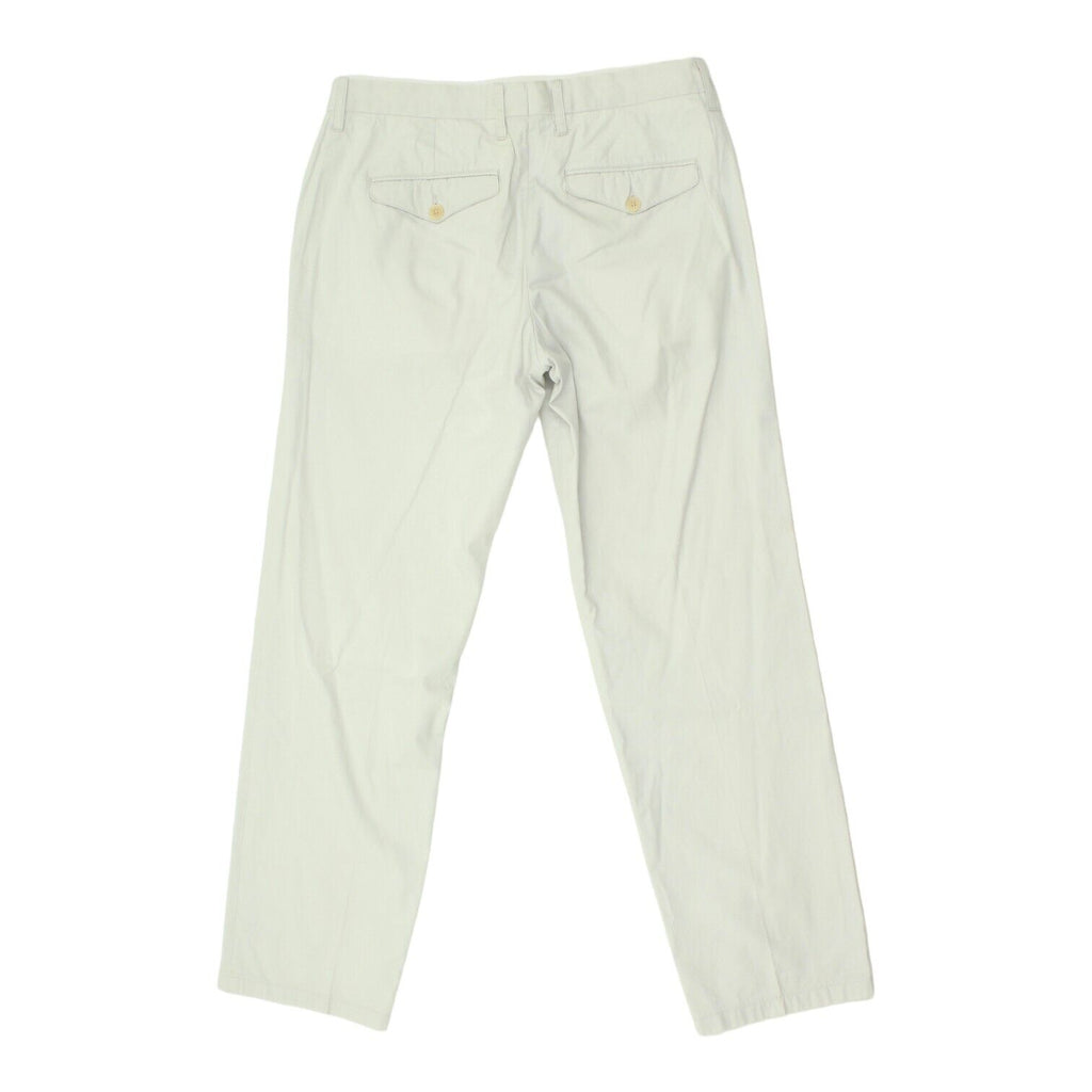 Lacoste Mens White Chino Trousers | Vintage High End Casual Designer VTG Vintage Messina Hembry and Second-Hand Messina Hembry from Messina Hembry 