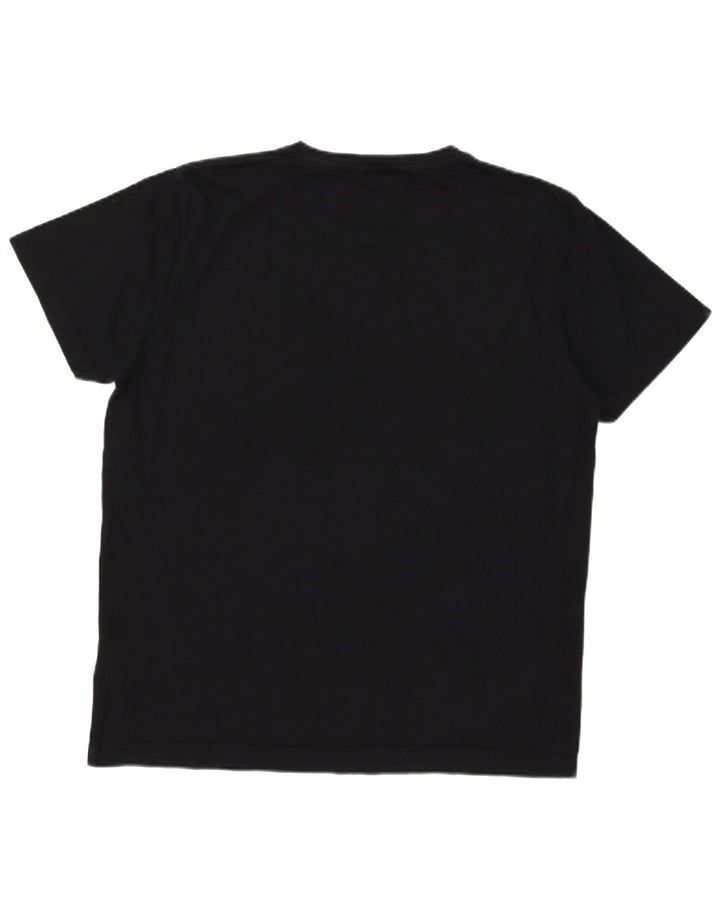 Gant Mens Regular T-Shirt Top XL Black Cotton