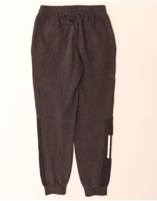 Adidas Mens Tracksuit Trousers Joggers Small Grey Cotton
