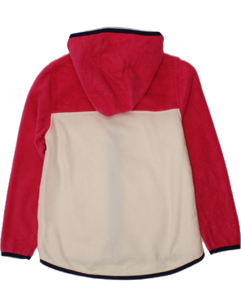 EDDIE BAUER Girls Fleece Jacket 10-11 Years Medium  Pink Colourblock Vintage Eddie Bauer and Second-Hand Eddie Bauer from Messina Hembry 