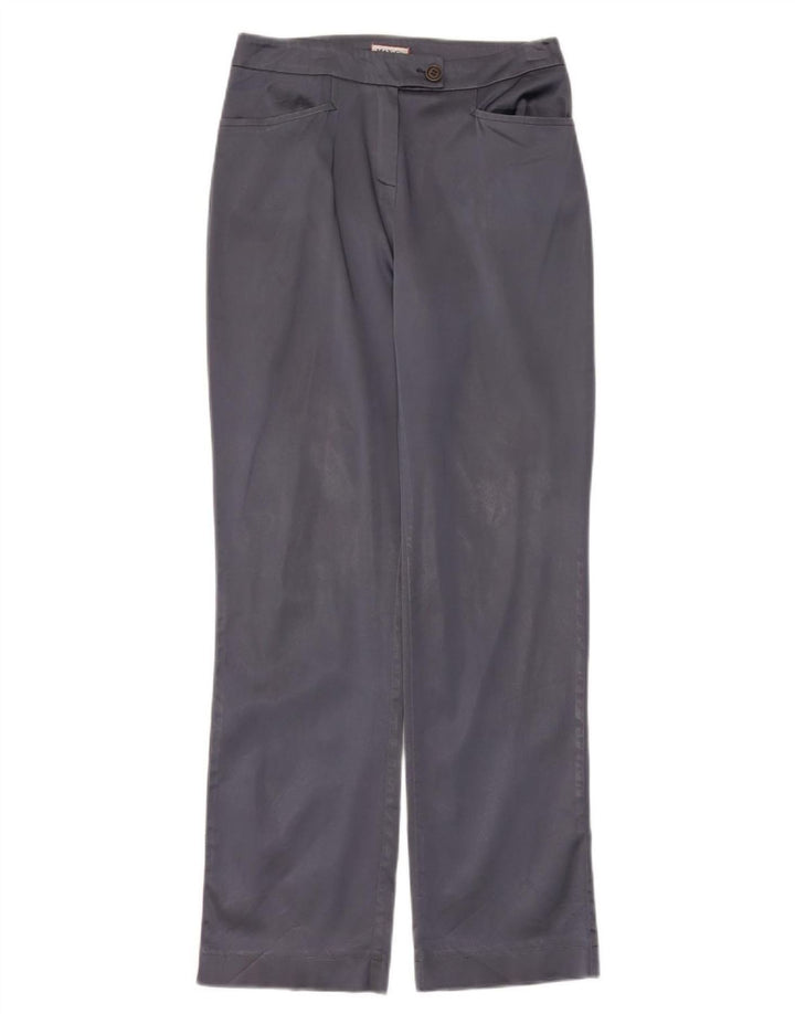 Max & Co. Womens Straight Casual Trousers W28 L29 Navy Blue