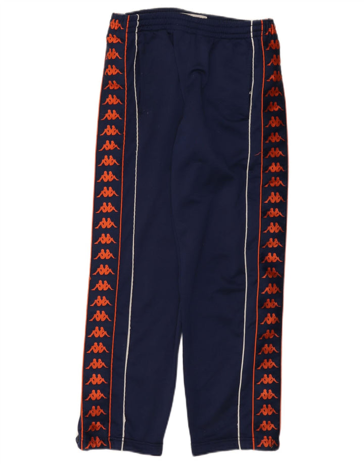 Kappa Boys Graphic Full Tracksuit 9-10 Years Large Navy Blue Polyester