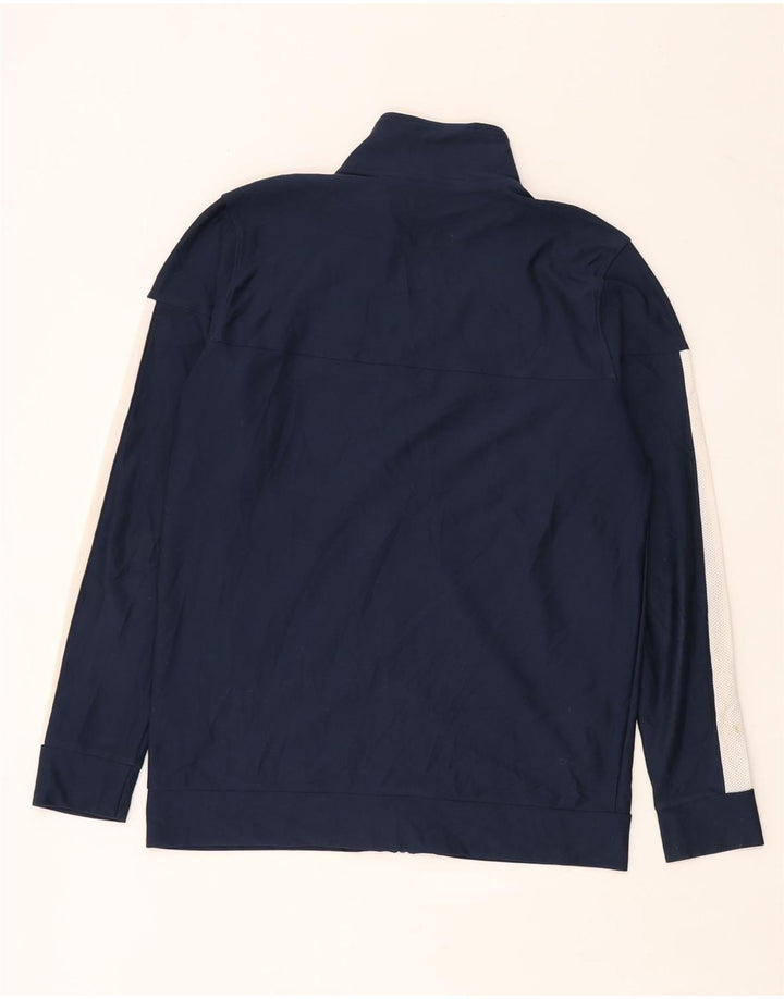Under Armour Mens Tracksuit Top Jacket Medium Navy Blue Colourblock