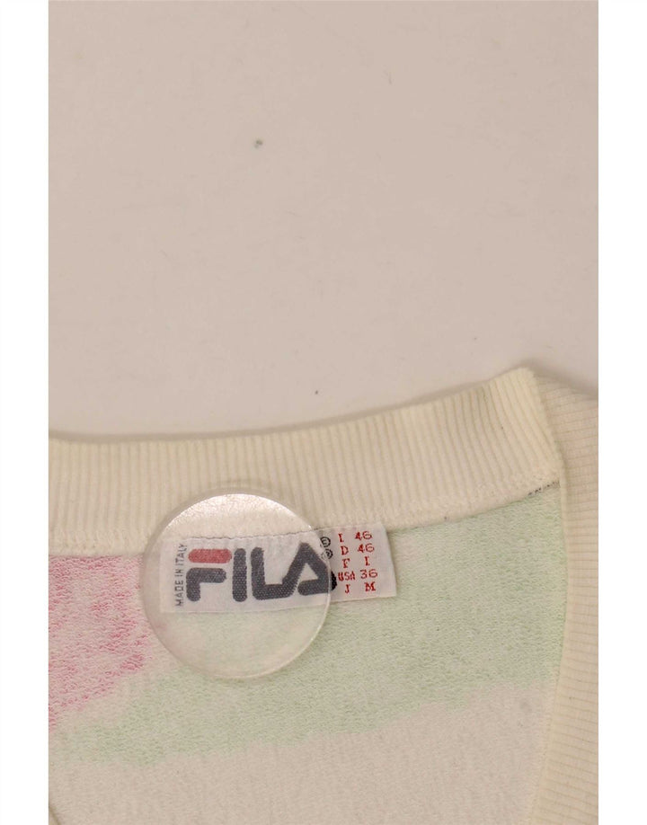 Fila Womens Vest Tank Top IT 46 Large White