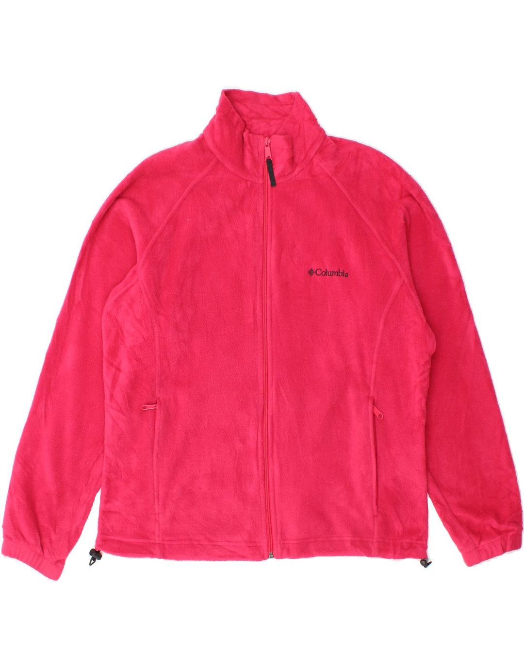 COLUMBIA Womens Fleece Jacket UK 16 Large Pink Polyester Vintage Columbia and Second-Hand Columbia from Messina Hembry 
