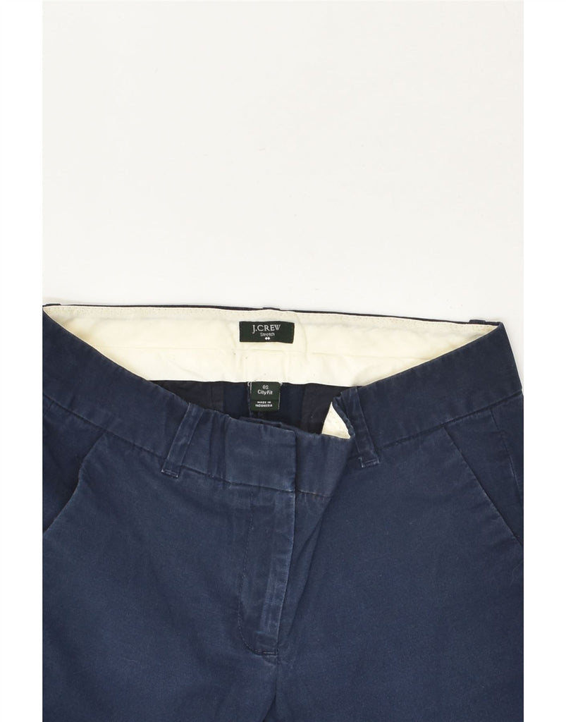 J. CREW Womens City Fit Straight Casual Trousers US 0 XS W28 L28 Navy Blue | Vintage J. Crew | Thrift | Second-Hand J. Crew | Used Clothing | Messina Hembry 