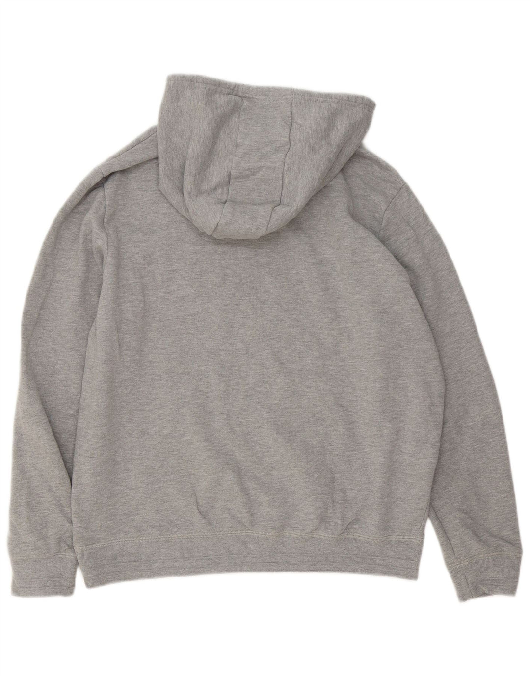 Penguin Mens Graphic Hoodie Jumper Large Grey Cotton