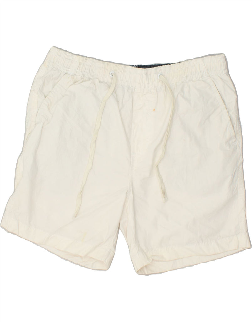 NAUTICA Mens Chino Shorts Medium W32  White Cotton | Vintage Nautica | Thrift | Second-Hand Nautica | Used Clothing | Messina Hembry 