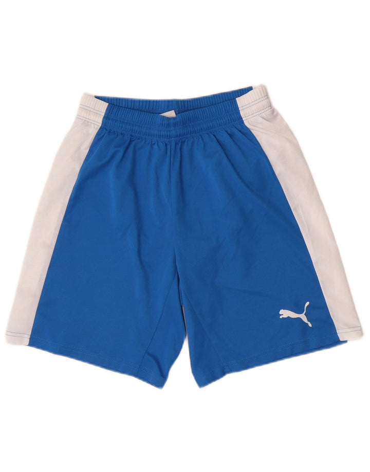 Puma Mens Sport Shorts Small  Blue Colourblock