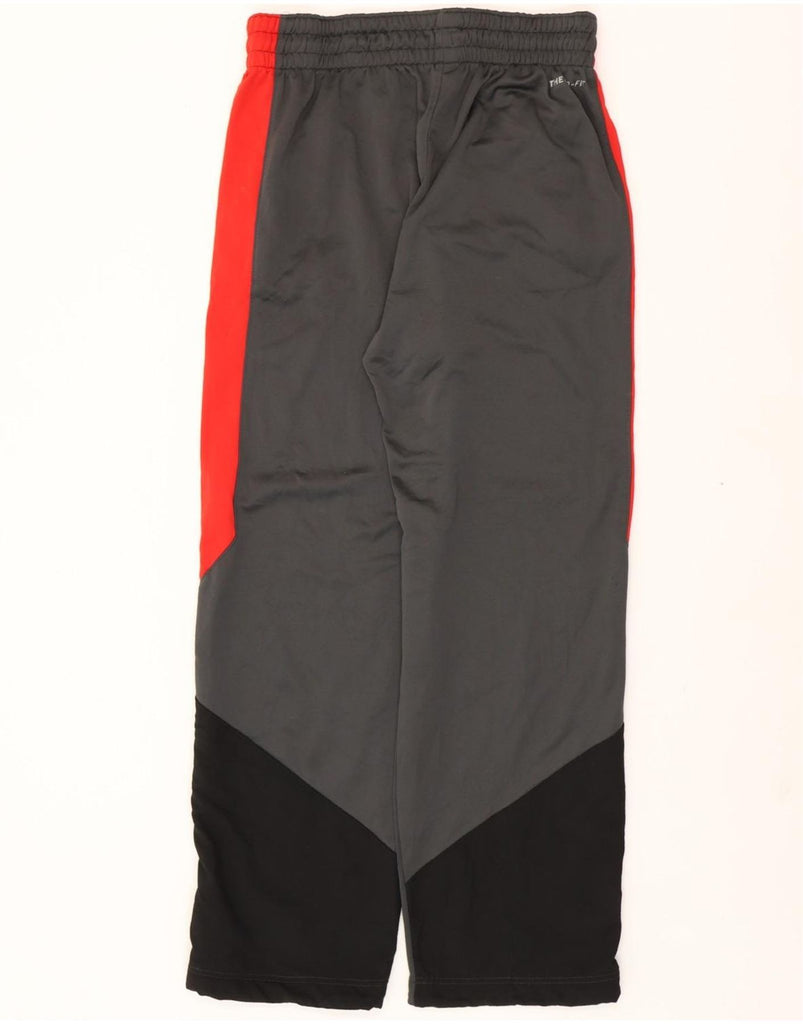 NIKE Mens Therma-Fit Tracksuit Trousers Large Grey Colourblock Polyester Vintage Nike and Second-Hand Nike from Messina Hembry 