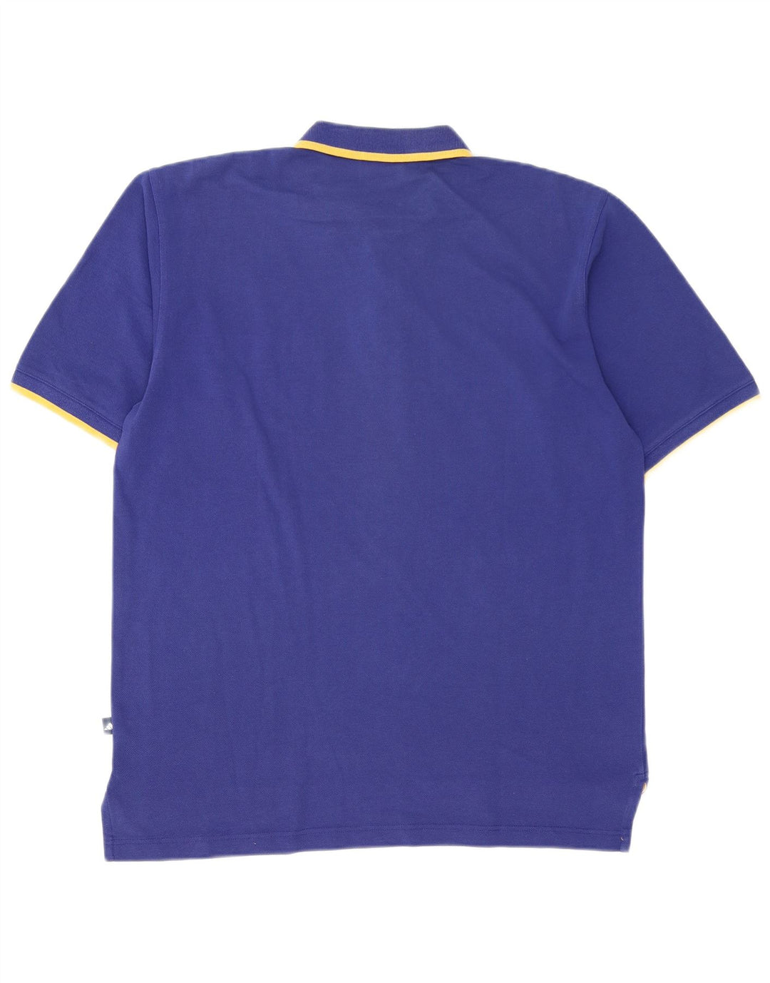 Adidas Mens Polo Shirt UK 42/44 Large Navy Blue Cotton