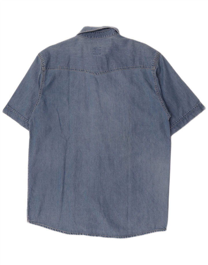 Levi's Mens Short Sleeve Denim Shirt Medium Blue