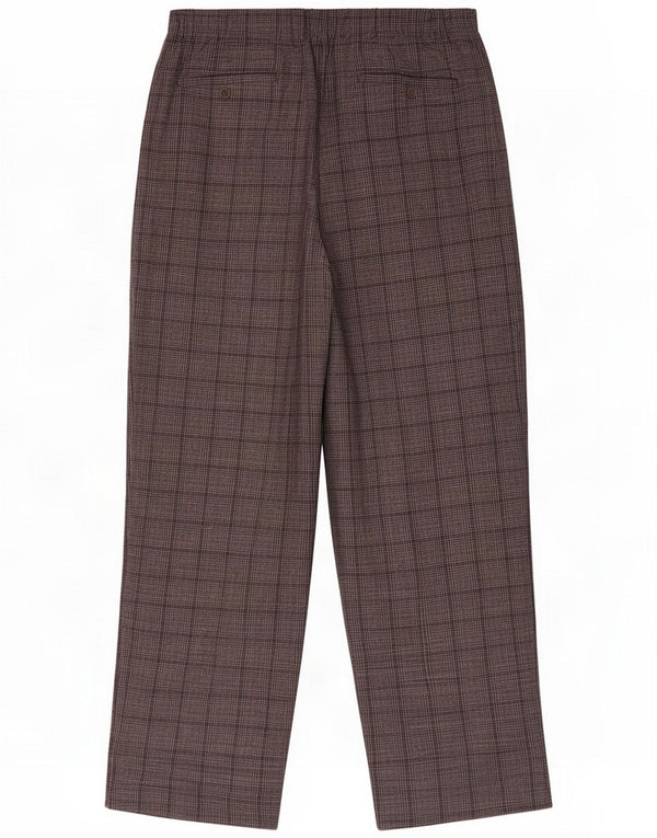 Zara Girls Loose Fit Chino Trousers 13-14 Years W25 L26 Grey Houndstooth