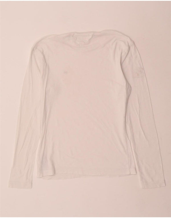 Tommy Hilfiger Mens Top Long Sleeve Medium White Cotton