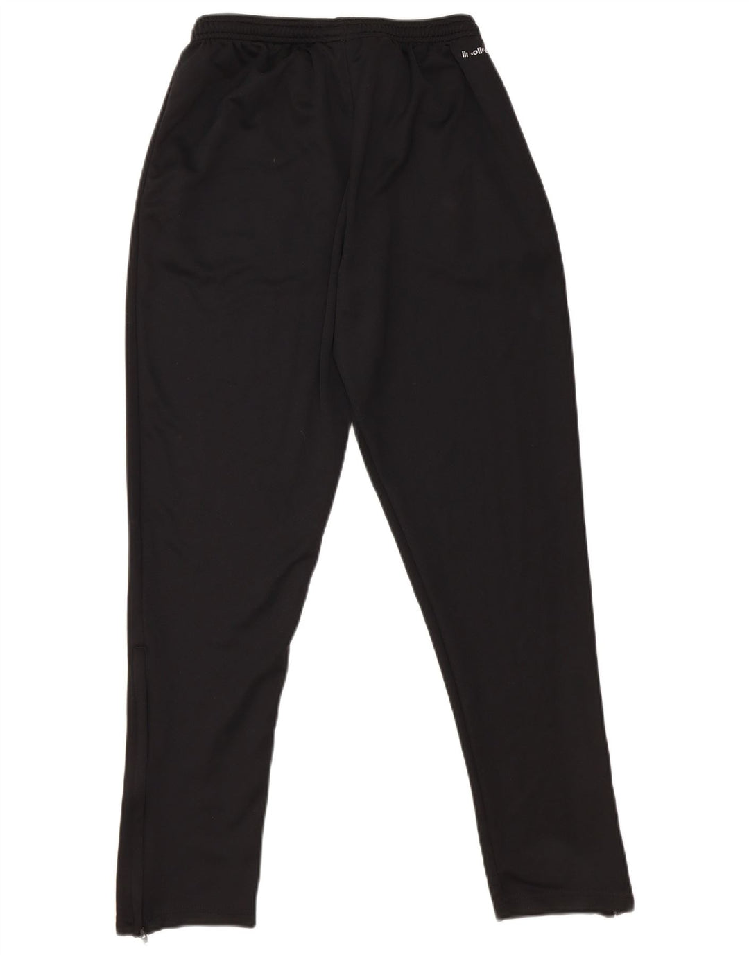 ADIDAS Boys Climalite Tracksuit Trousers 13-14 Years  Black Polyester