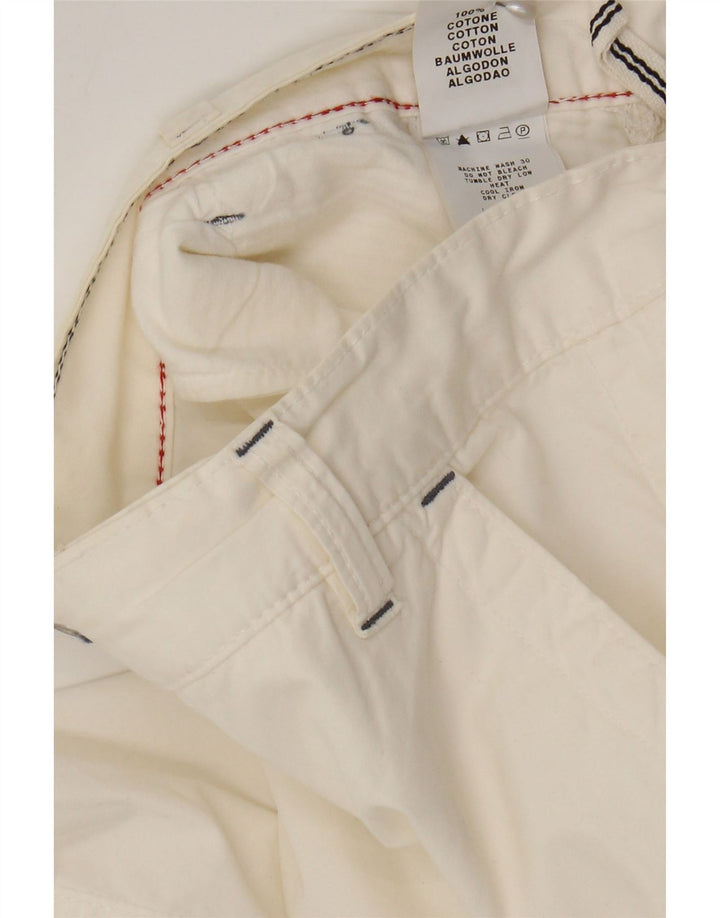 Murphy & Nye Mens Chino Shorts W36 Large White Cotton