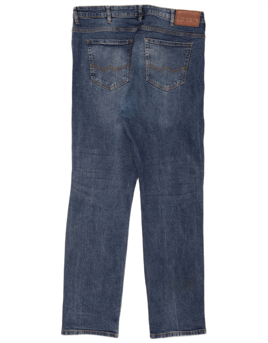 Ben Sherman Mens Straight Jeans W38 L31 Blue Cotton